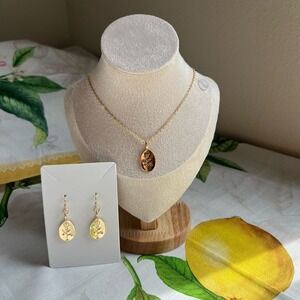 Rose Jewelry Set, Floral Charm Set, Flower Set, Dainty, Fun, Cottagecore, Casual